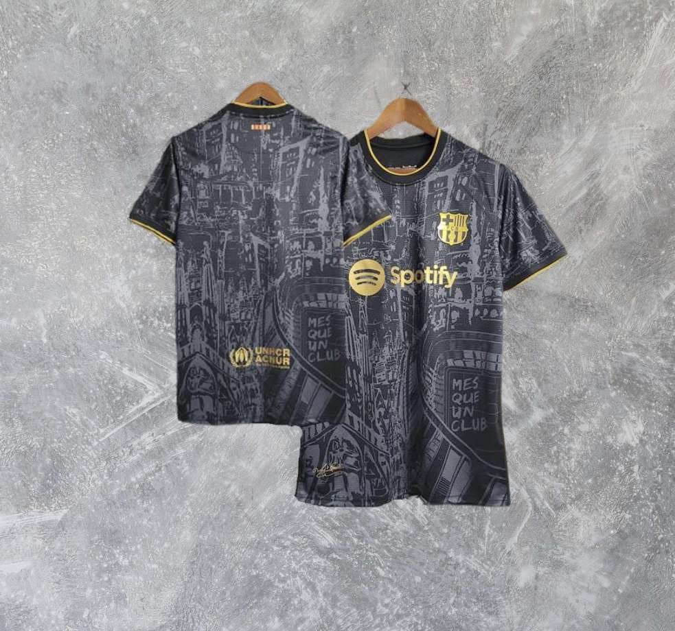 Barcelona Away Jersey Black for sale